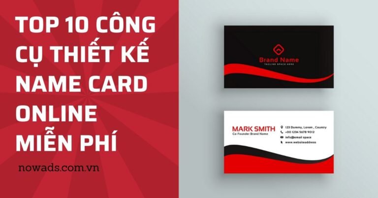 Top 10 công cụ thiết kế name card online miễn phí