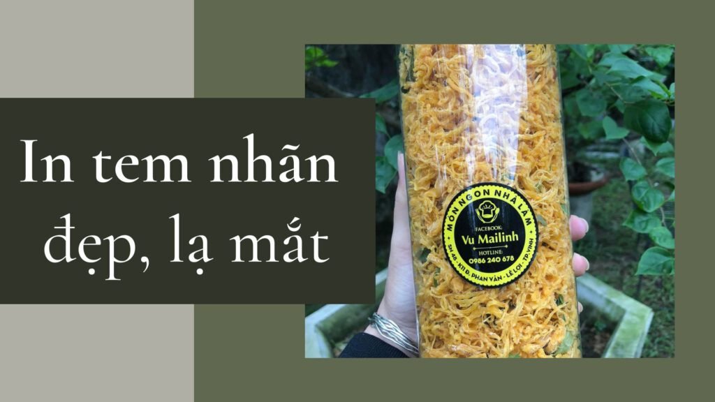 Tem nhãn đẹp, thiết kế lạ mắt tại Hồ Chí Minh